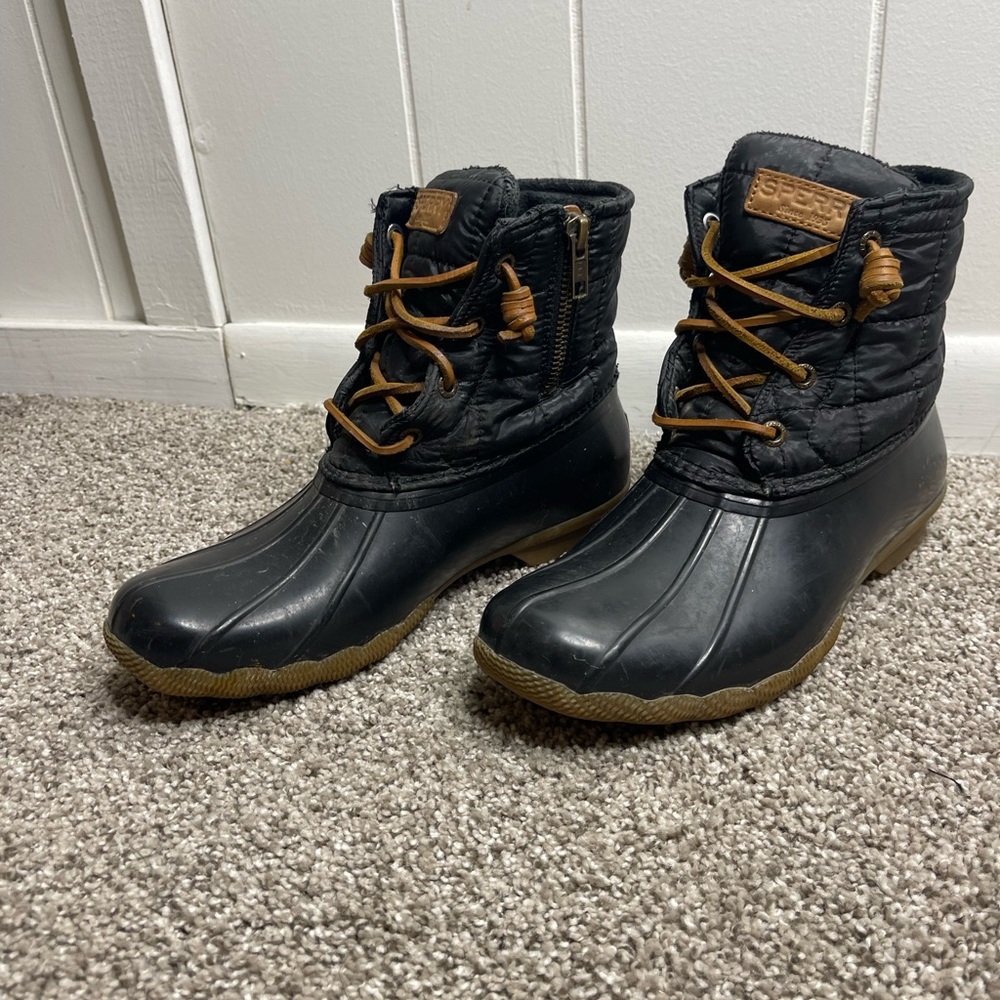 Adult Sperry Navy blue boots